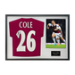 Joe Cole Signed West Ham Shirt Classic Frame