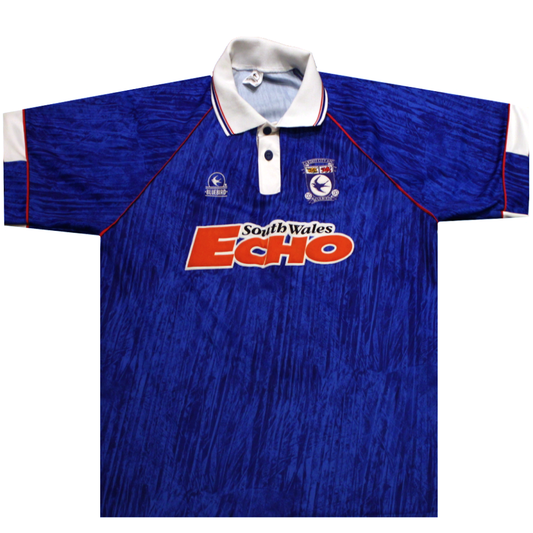 Cardiff City 1992-1993 Home Football Shirt (Excellent) XL