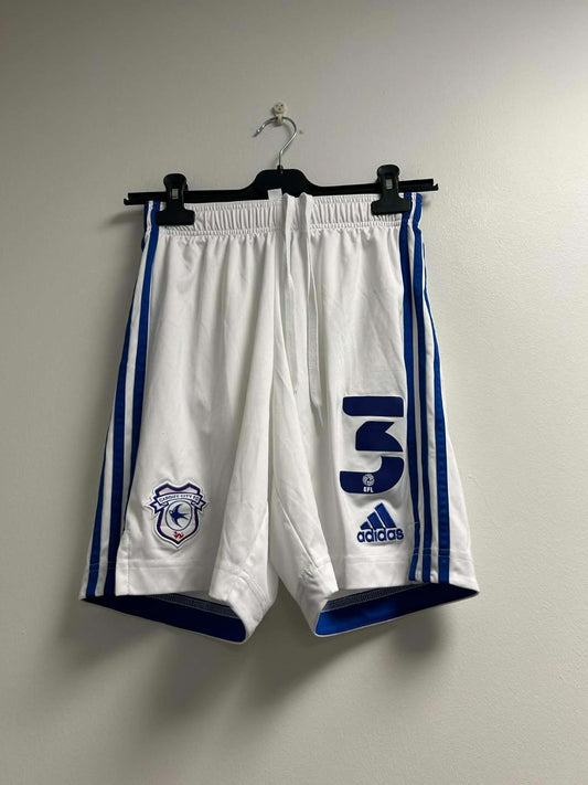 Cardiff City 2019-2020 Player Issue Football Shorts 3 (Excellent) S