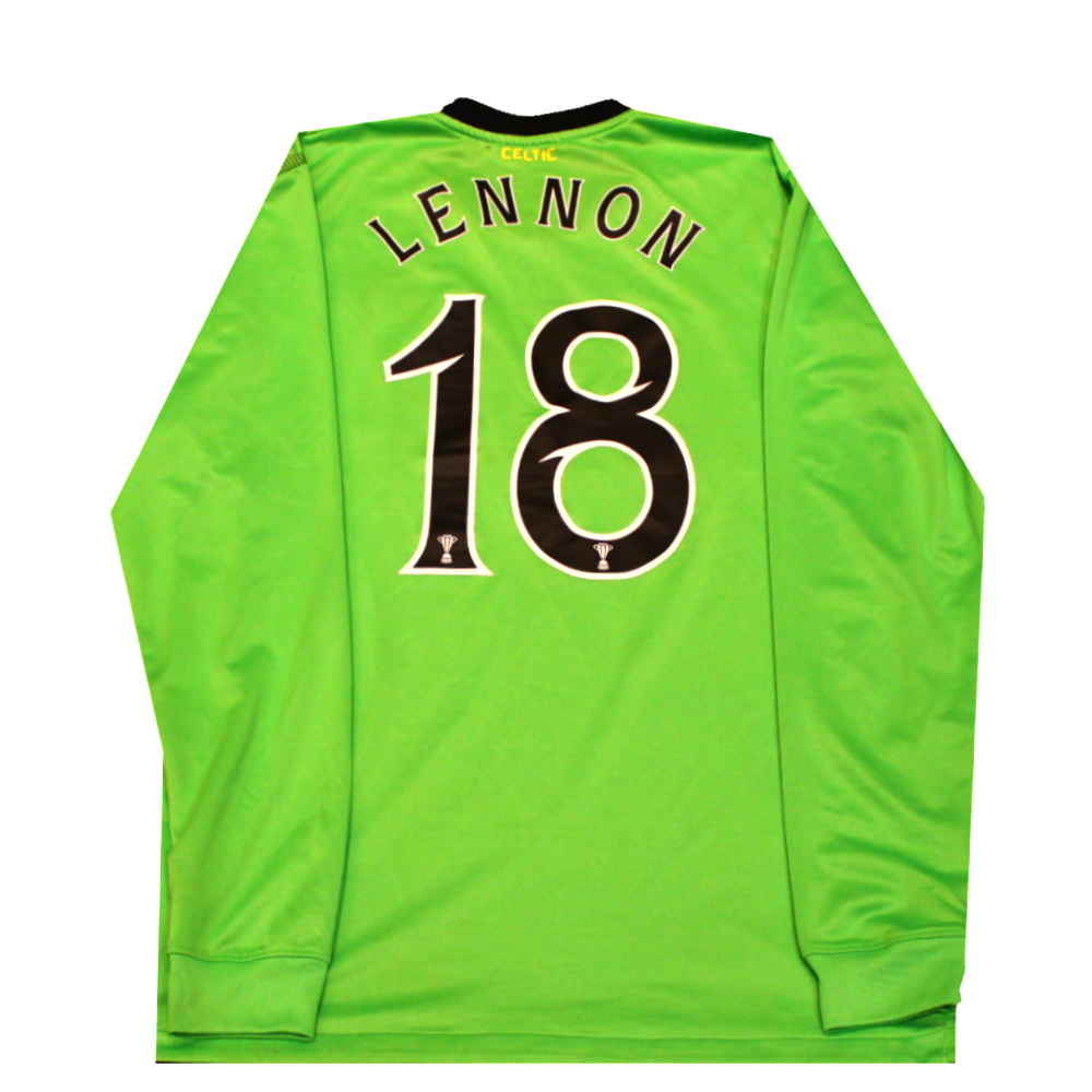 Celtic 2010-2011 Away Football Shirt L/S *Lennon (Excellent) M
