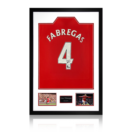 Cesc Fàbregas Signed Arsenal Shirt Premium Frame (ACG Cert)