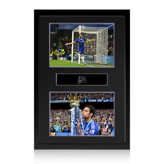 Cesc Fàbregas Signed Chelsea Plaque Iconic Frame