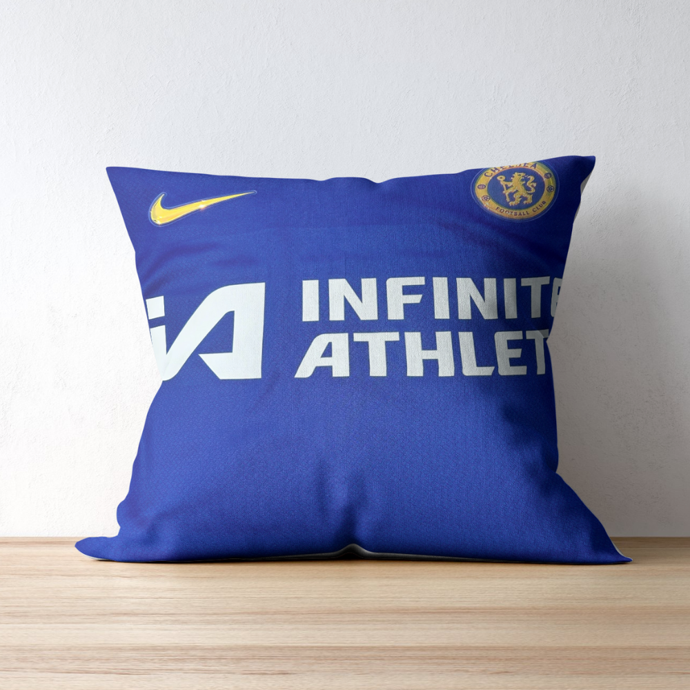 Chelsea FC Upcycled 23/24 home shirt Cushion Cover