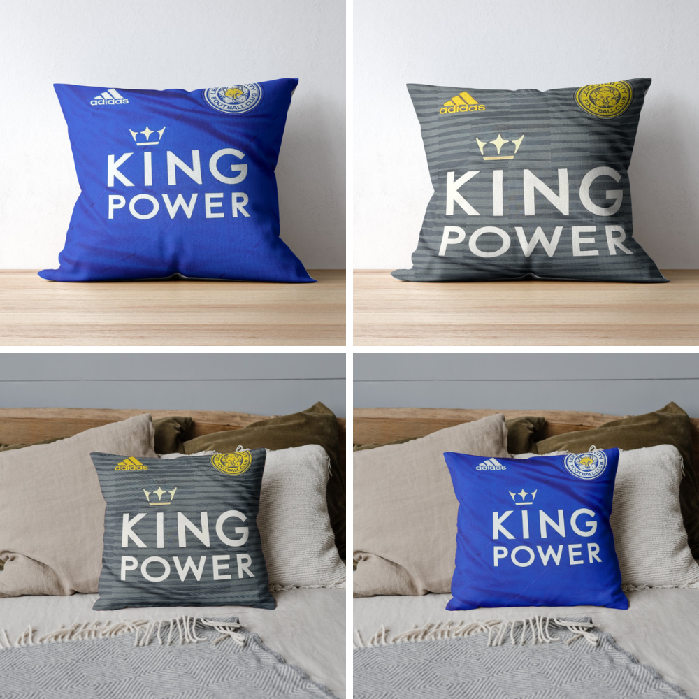 Leicester City FC Upcycled Cushion Cover