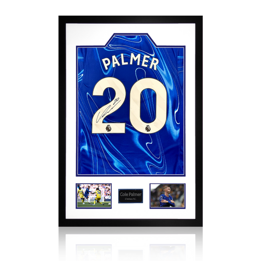 Cole Palmer Signed Chelsea 24/25 Shirt Premium Frame