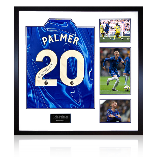 Cole Palmer Signed Chelsea 24/25 Shirt Elite Frame