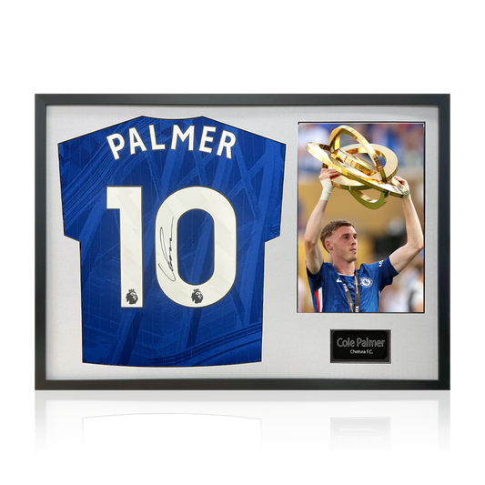 Cole Palmer Signed Chelsea Shirt Classic Frame
