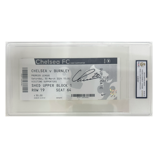 Cole Palmer Signed Chelsea v Manchester United Ticket