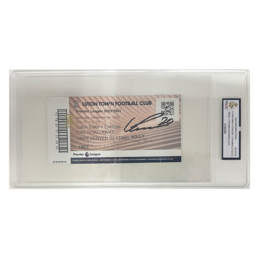 Cole Palmer Signed Chelsea v Luton Ticket