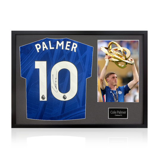 Cole Palmer Signed Chelsea Shirt Classic Frame