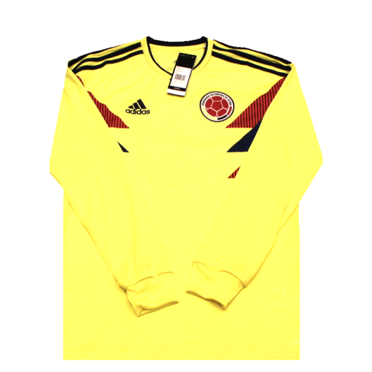Colombia 2018-2019 Home Football Shirt L/S (BNWT) S
