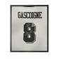 Paul Gascoigne Signed Tottenham Hotspur Shirt Compact Frame