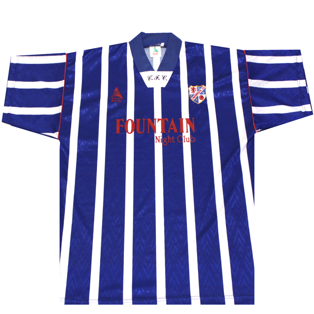 Cowdenbeath 1995-1996 Home Football Shirt (Excellent) XL