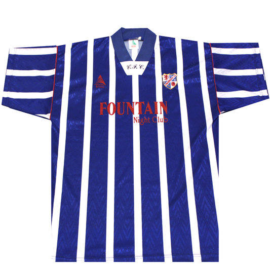 Cowdenbeath 1995-1996 Home Football Shirt (Excellent) XL
