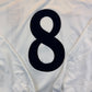 England Player Issue 2001 Long Sleeve Home Shirt- No 8 Print