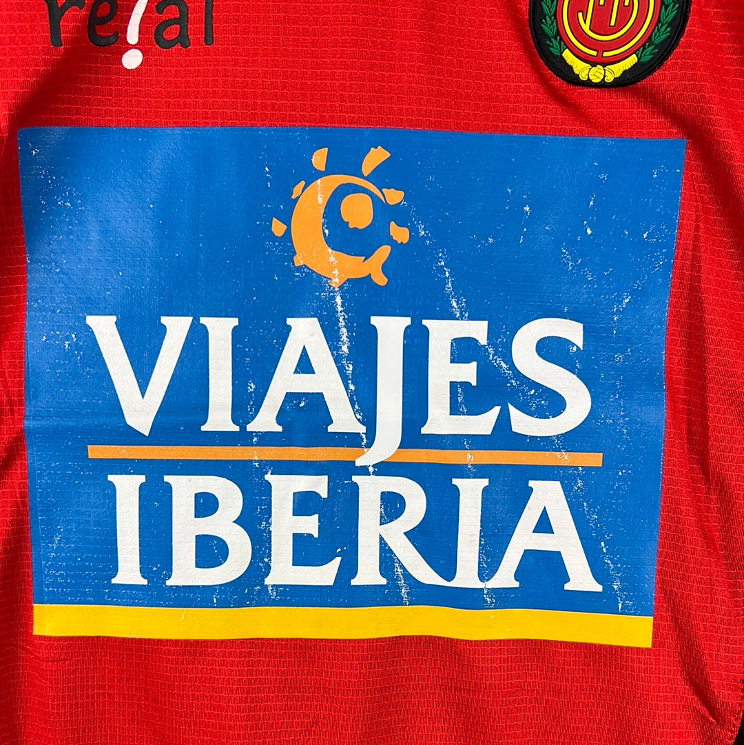 Real Mallorca 2007-2008 Player Issue Home Shirt - Small - Ibagaza 10