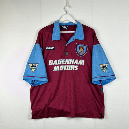 West Ham United 1995-1996-1997 Home Shirt  Front