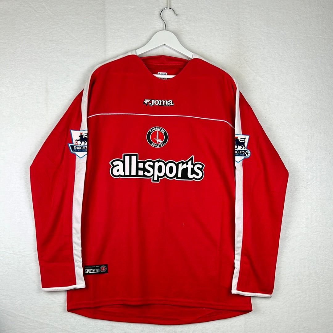 Charlton Athletic 2004/2005 Player Issue Home Shirt - Rommedahl 19