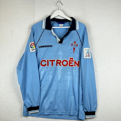 Celta Vigo 1997/1998 Player Issue Home Shirt - Karpin 8