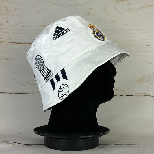 Real Madrid 2006-2007 Upcycled Home Shirt Bucket Hat