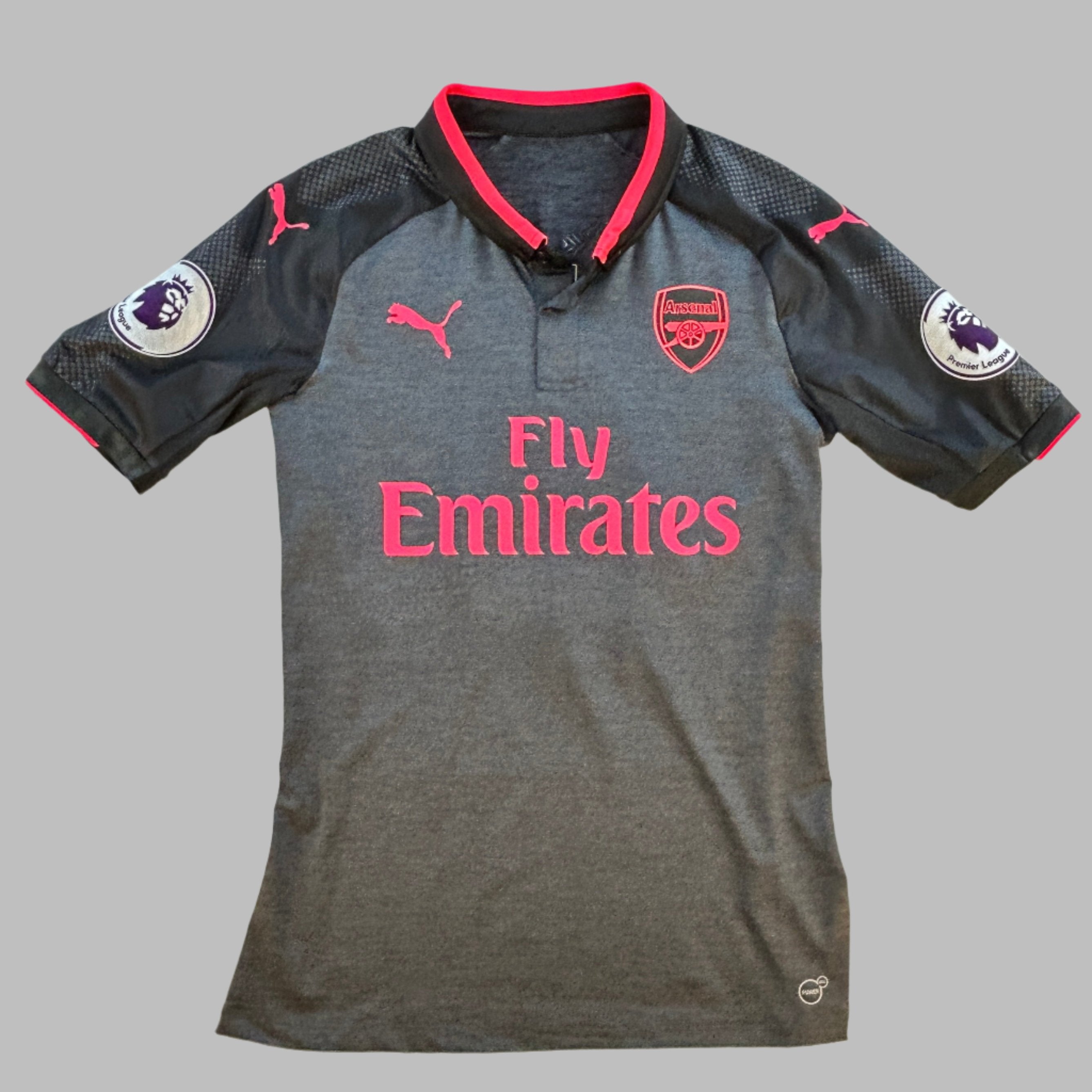 Arsenal 2017 2018 Match Issued Third Shirt Koscielny 6 Casual Football Shirts