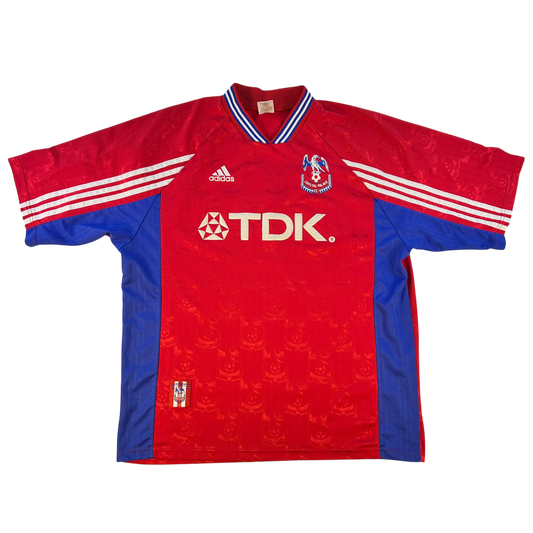 Crystal Palace 1998/1999 Home Shirt front with TDK sponsor