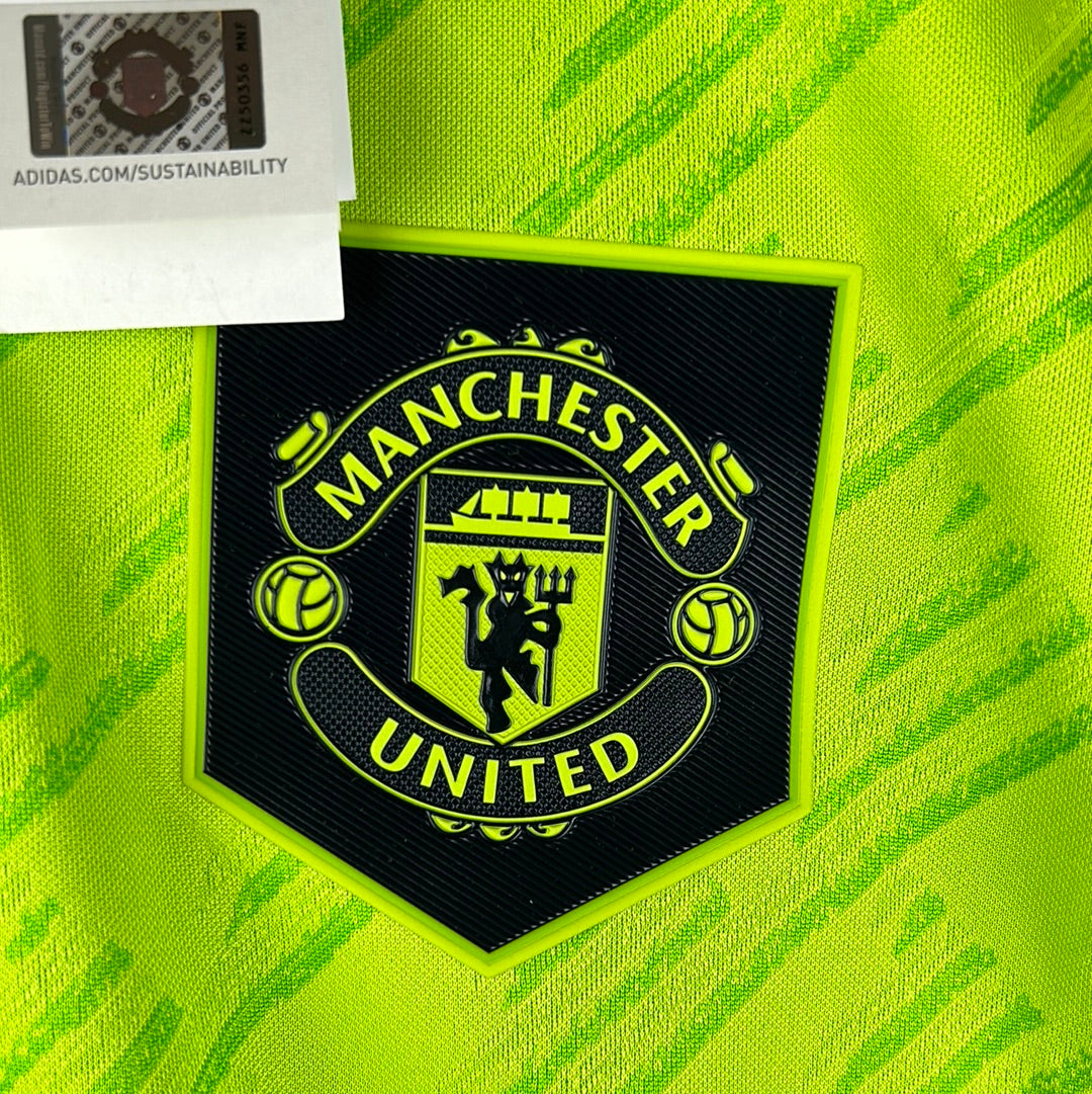 Manchester United 2022/2023 Player Issue Third Shirt - Size 8