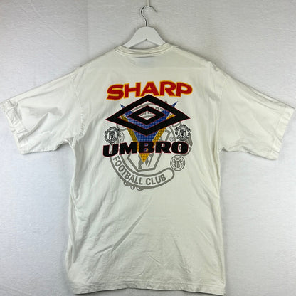 Manchester United 1992 Umbro T-Shirt - Large - Good Condition