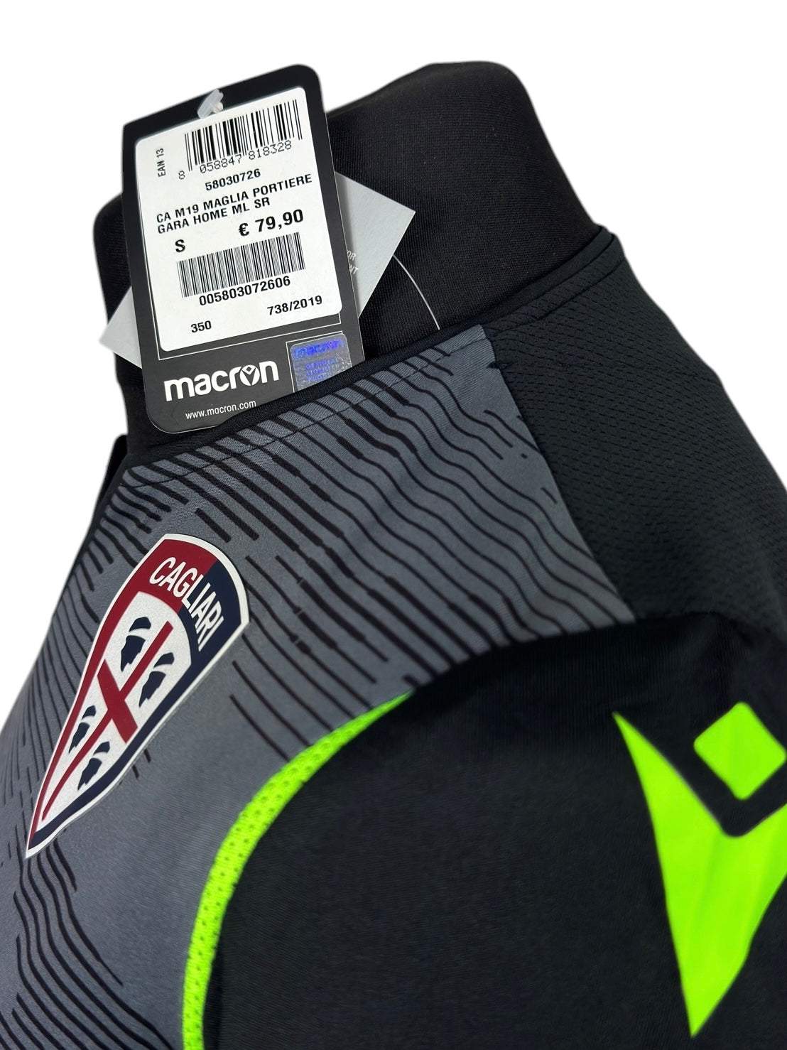 Cagliari 2019-20 GK Shirt - Size XXL (L Fit) - BNWT