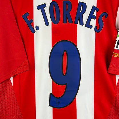 Atletico Madrid 2005/2006 Player Issue Home Shirt - Torres 9