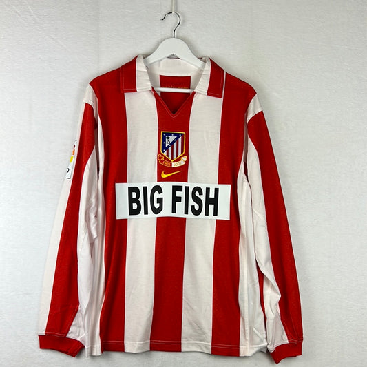Atletico Madrid 2002/2003 Player Issue Home Shirt  - Big Fish