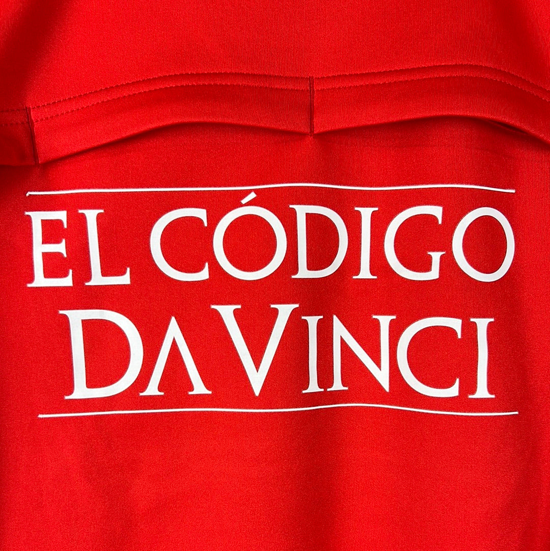 Atletico Madrid 2004/2005 Player Issue Training Top - El Codigo Da Vinci