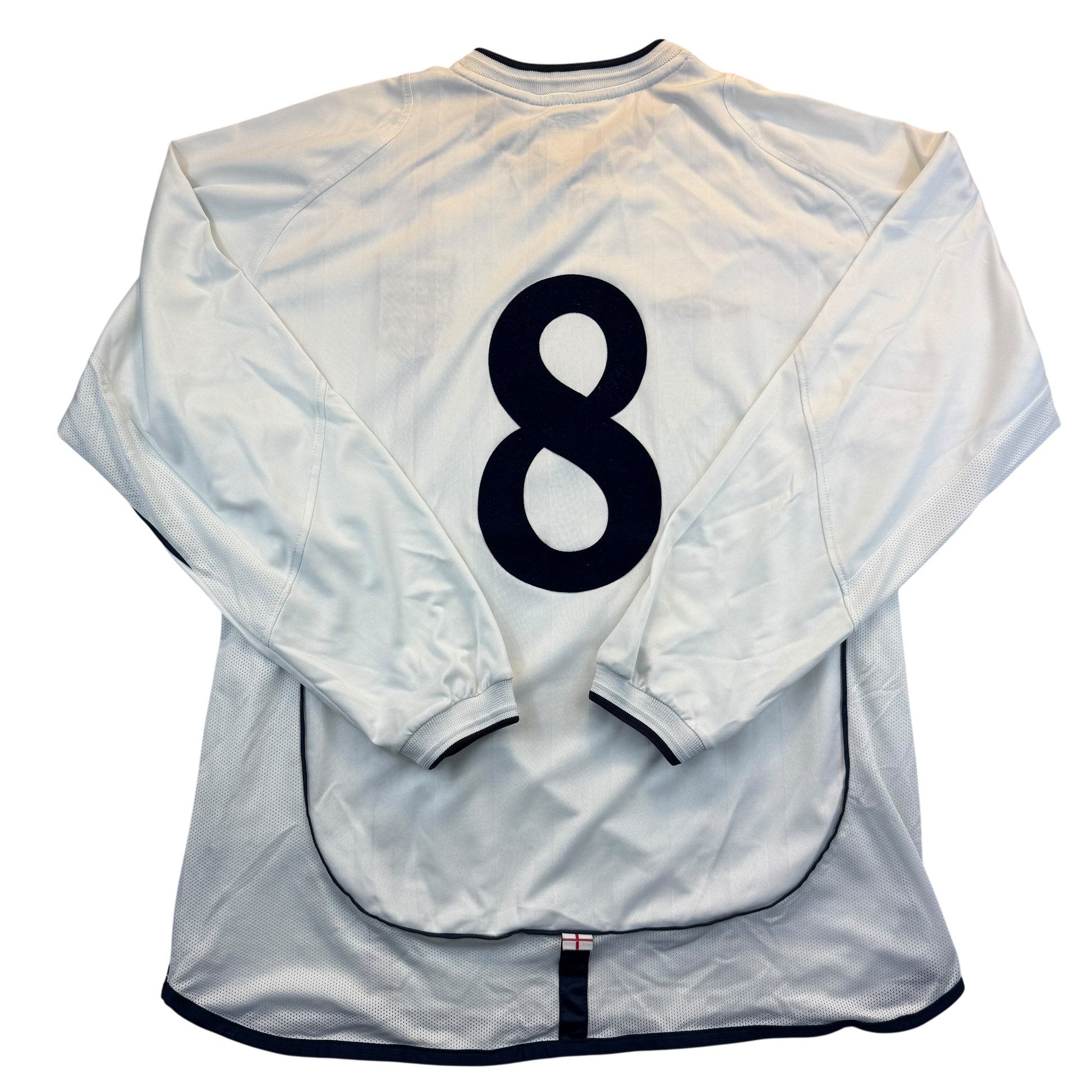 England Player Issue 2001 Long Sleeve Home Shirt