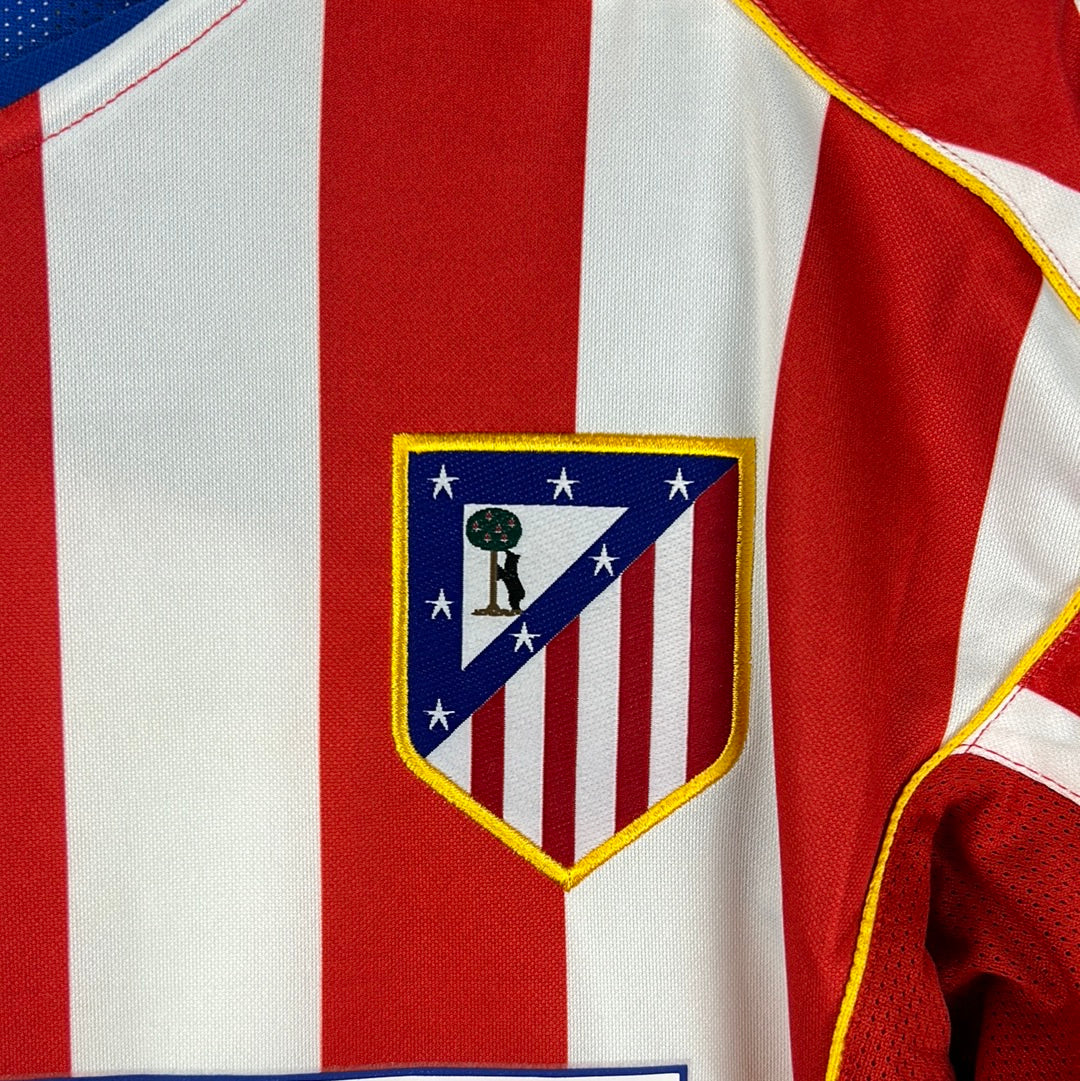 Atletico Madrid 2004/2005 Player Issue Shirt - Aguilera 15 - Kung Fu Sion