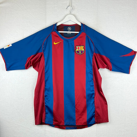 Barcelona 2004-2005 Home Shirt - XXL - Excellent Condition - T90