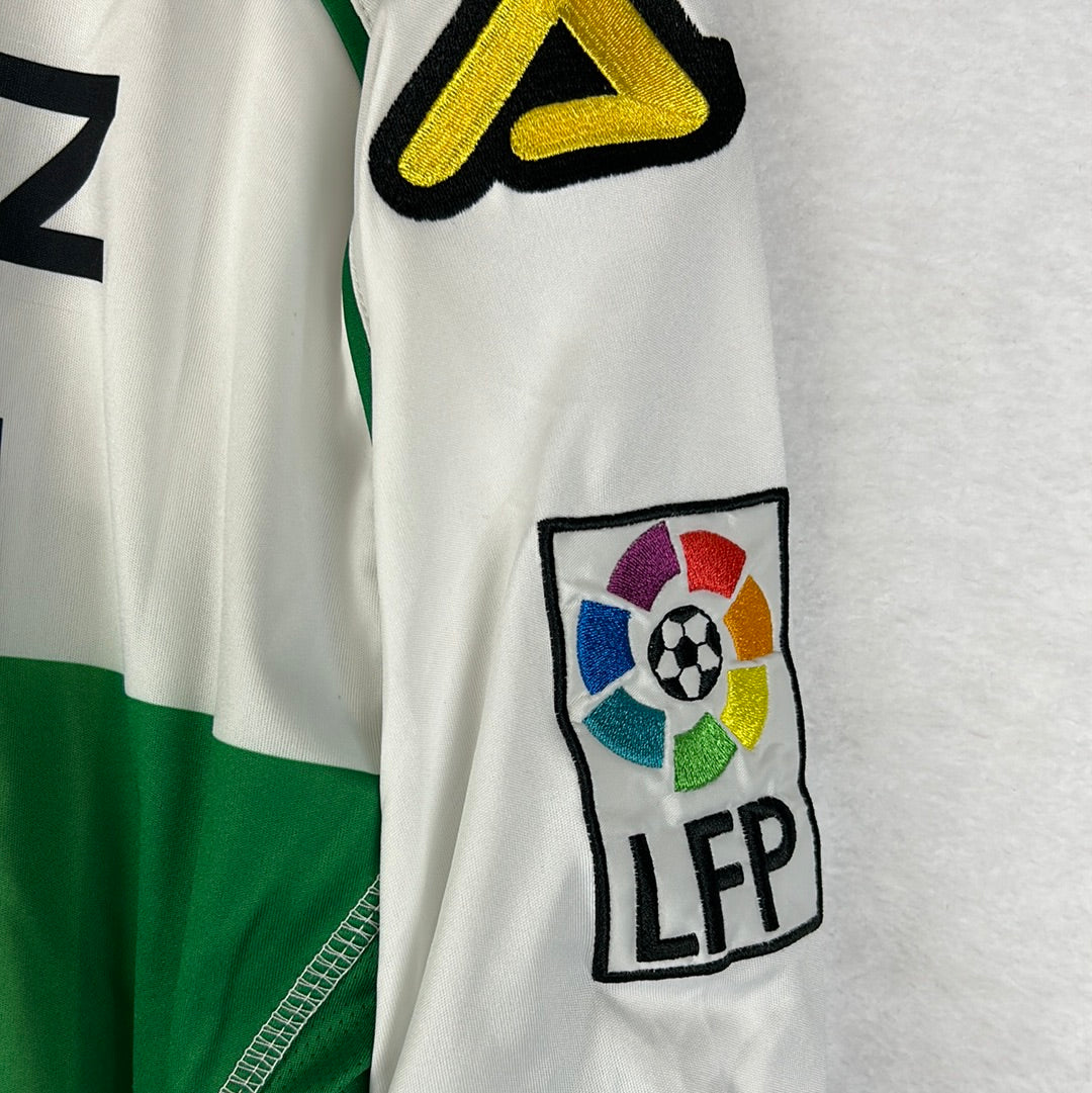 Elche 2013-2014 Match Worn Home Shirt - J.Marquez 17