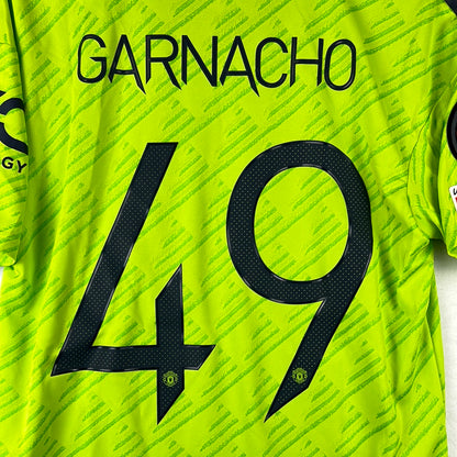 Manchester United 2022/2023 Player Issue Third Shirt - Garnacho 49