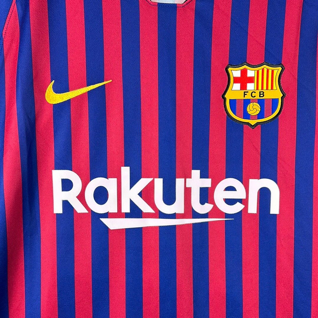 Barcelona 2018/2019 Home Shirt - Large - BNWT - Messi 10