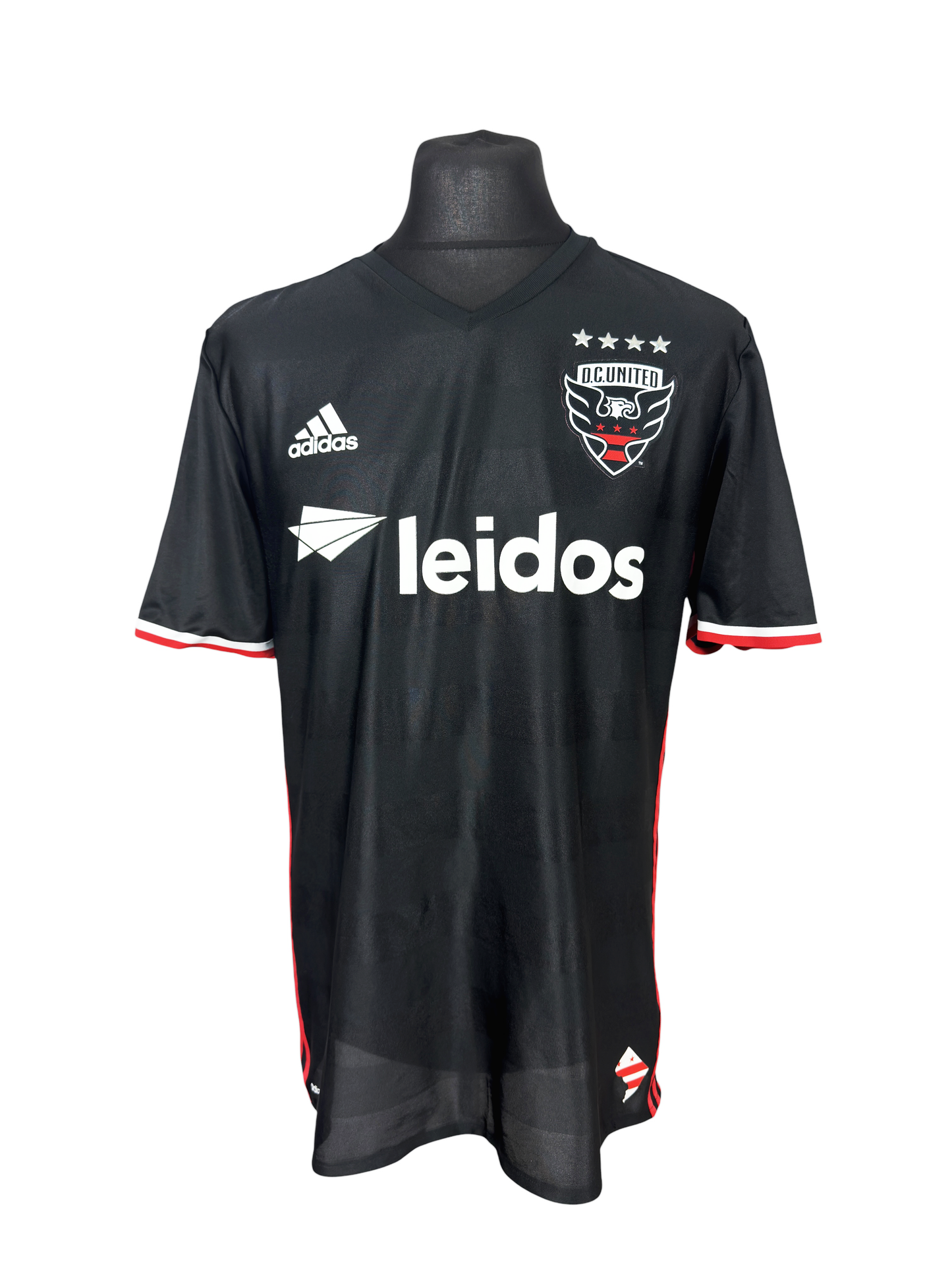 DC United 2016 Authentic Home Shirt - Size XL - (L Fit)