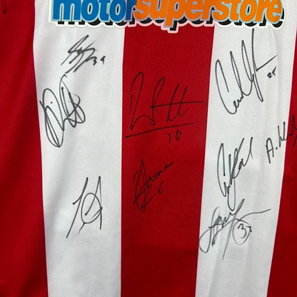 Lincoln City 2010/2011 Signed Home Shirt - Squad Signed