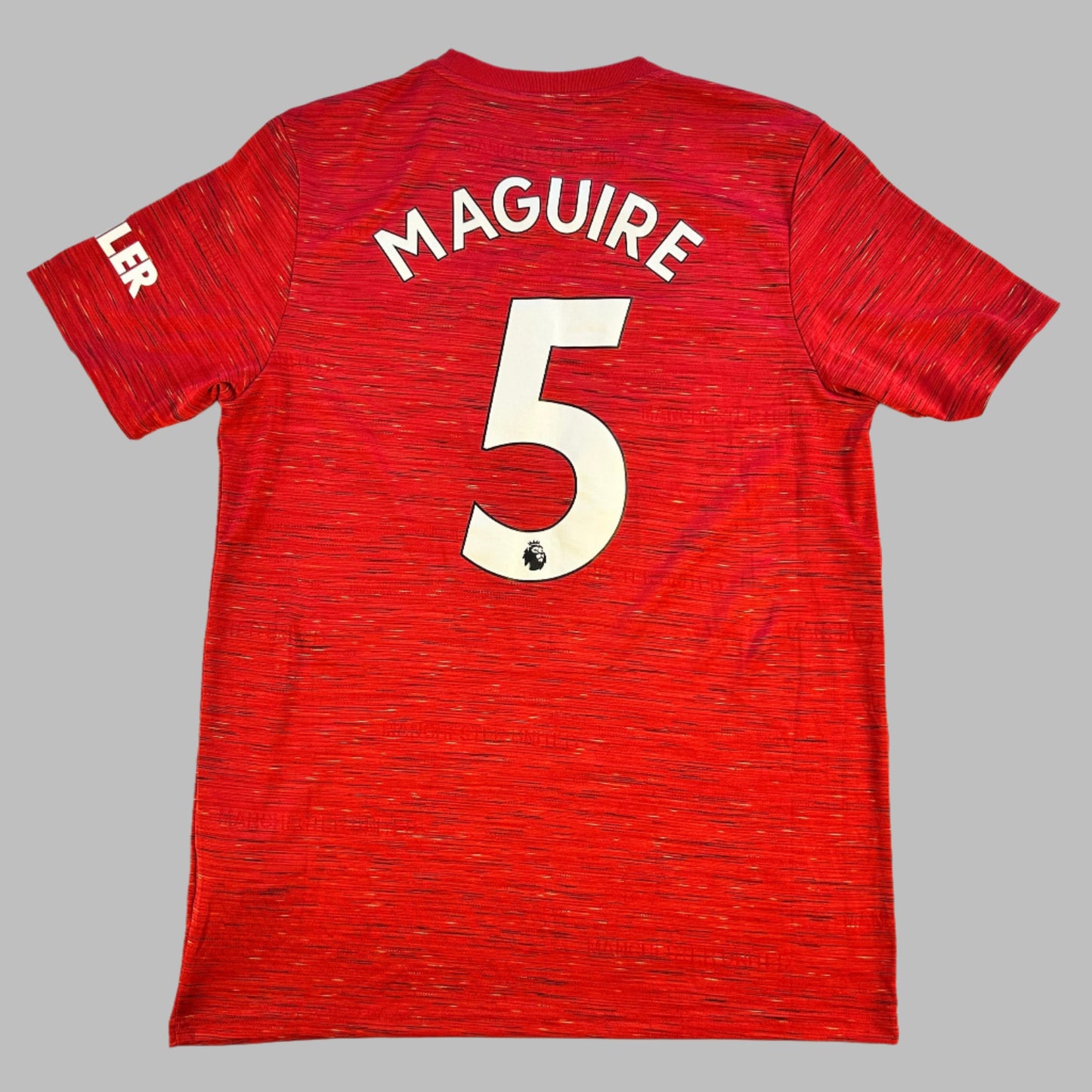 Manchester United 2020-2021 Home Shirt with Maguire 5 Premier League print