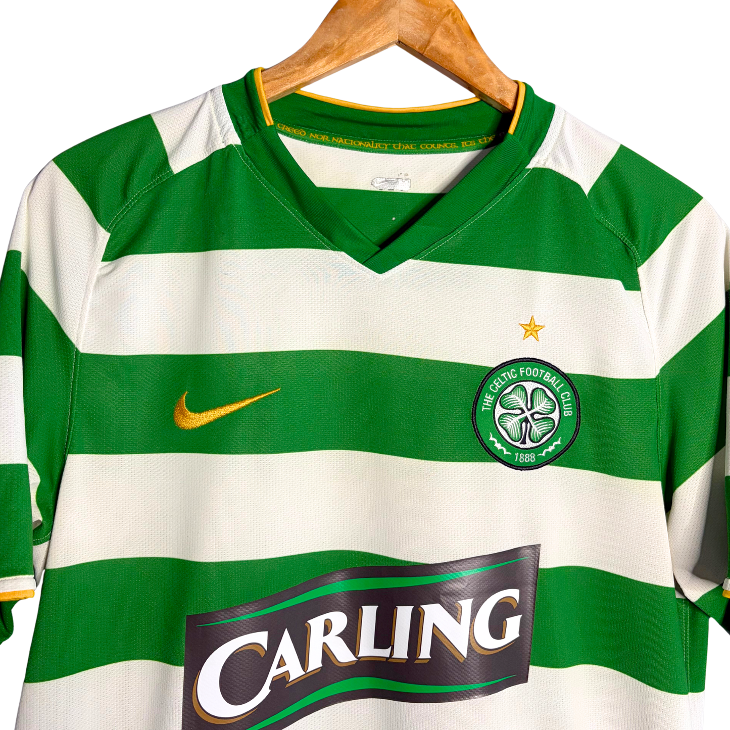 2008-09 Celtic Home Shirt “Nakamura 25” - M