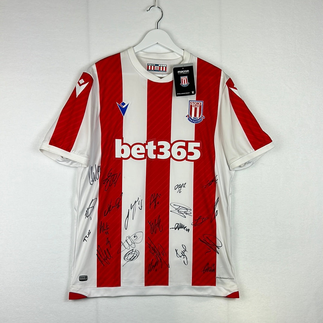 Stoke City 2021/2022 Signed Home Shirt