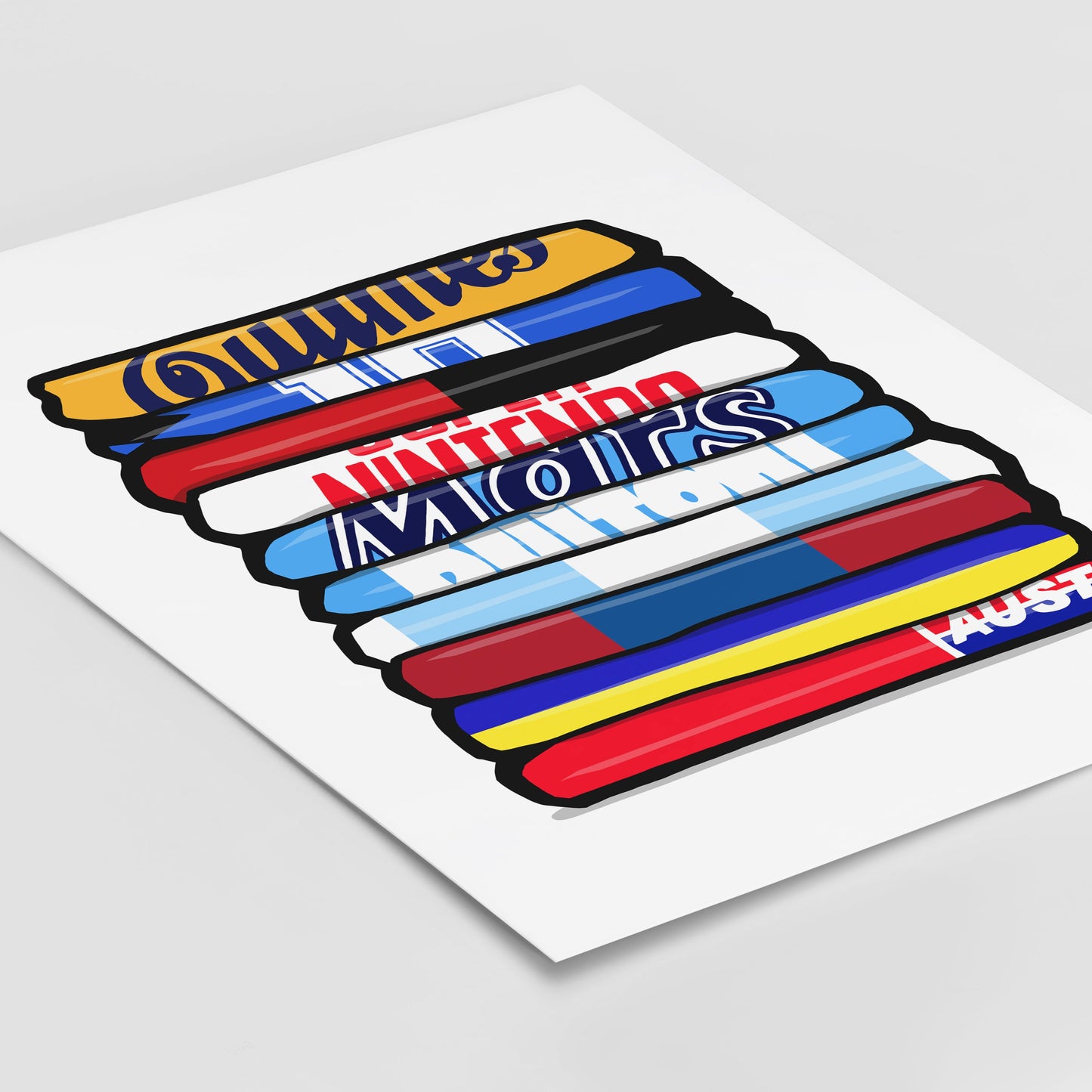 Diego Shirt Stack Print