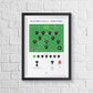 Personalised Football Match Print