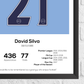David Silva Legend Stats Print