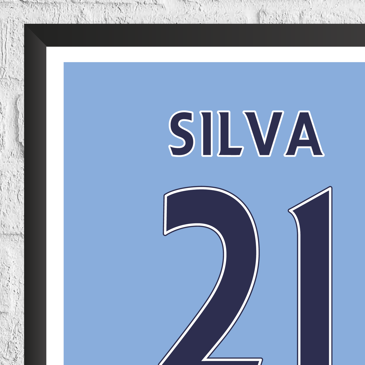 David Silva Legend Stats Print