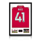 Declan Rice Signed Arsenal Shirt Premium Frame (ACG Cert)