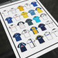 Derby Retro Shirts Football Print