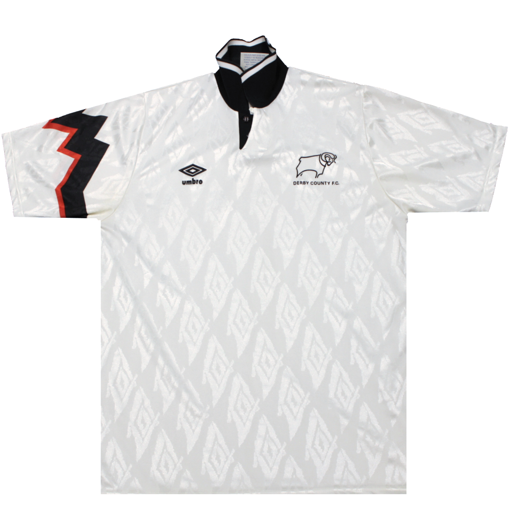 Derby County 1989-1990 Home Shirt (Excellent) XL